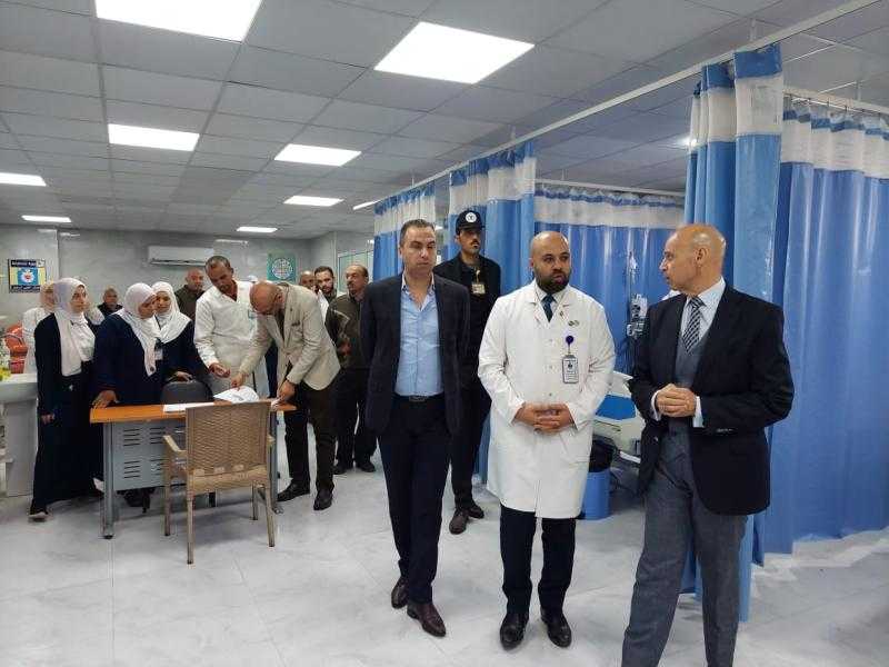وكيل وزارة الصحة بالشرقية يوجه بالتشغيل التجريبي للعناية المركزة للأطفال أثناء زيارته لمستشفى السعديين المركزي