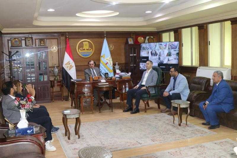 محافظ كفرالشيخ يستقبل وفد مفوضية الاتحاد الأوروبي