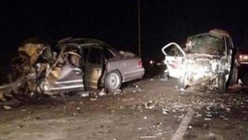 مصرع وإصابة 8 أشخاص في حادث تصادم بالفيوم