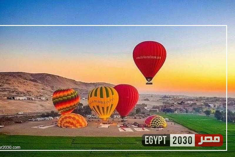 650 سائحا بسماء الأقصر على متن 25 رحلة بالون طائر