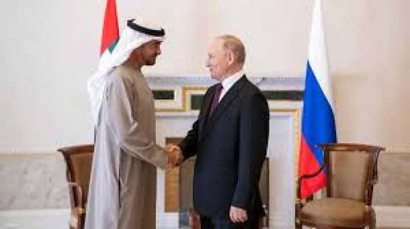 بوتين و بن زايد 