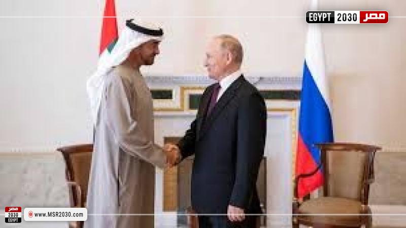 بوتين و بن زايد 