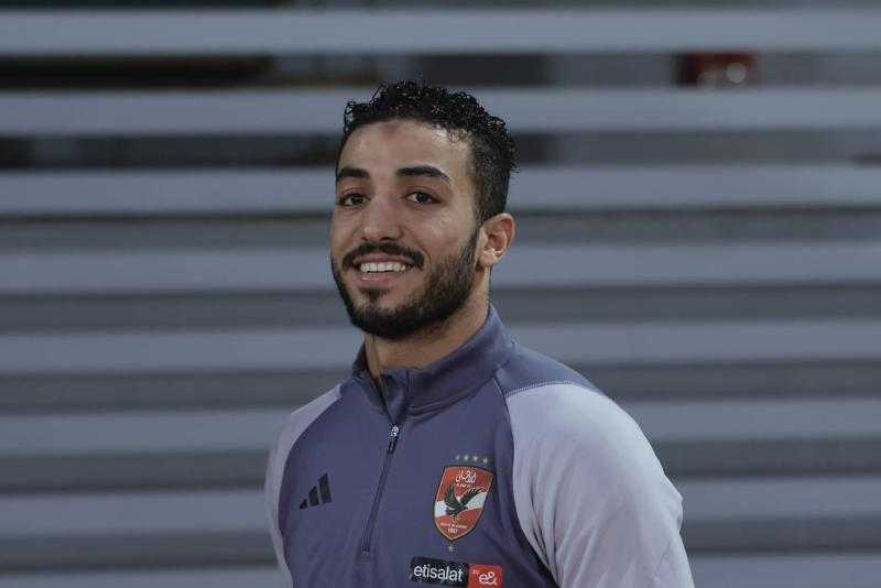 الأهلي يكشف تطورات إصابة محمد عبد المنعم  قبل لقاء شباب بلوزداد