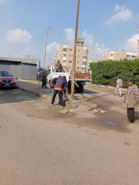 تأمين وزرع أعمدة إنارة بحي الزهور بالإسماعيلية استجابة لشكوى أحد المواطنين