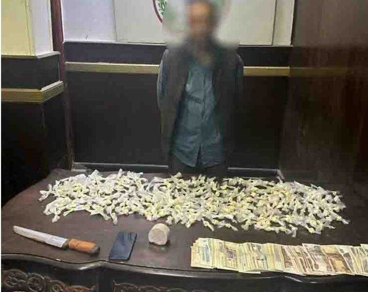 سقوط عاطل بحوزته مخدر الهيروين في قبضة أمن القاهرة