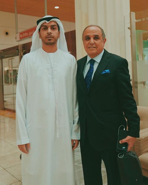 عضو مجلس إدارة الاتحاد الإماراتي يستقبل بعثة الأهلي لكرة اليد