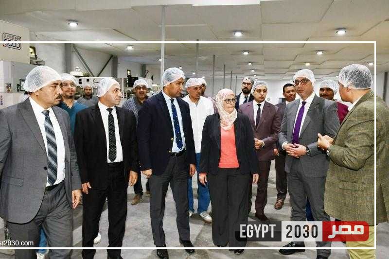 محافظ الفيوم ورئيس هيئة التنمية الصناعية يتفقدان عددا من المصانع بكوم أوشيم الصناعية