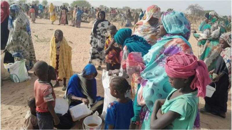 منسقية اللاجئين السودانيين: النازحون في المخيمات يعانون أوضاعا كارثية