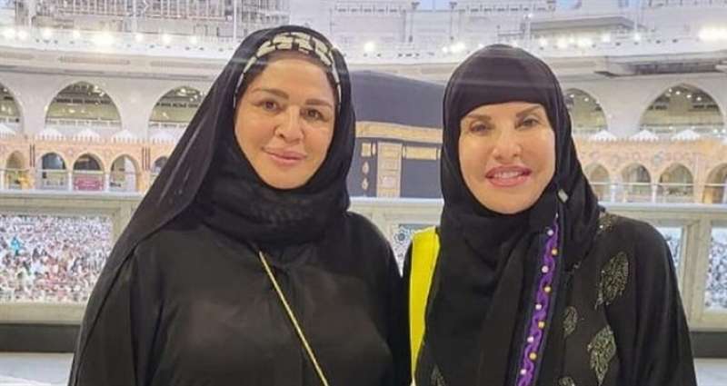 إلهام شاهين برفقة هالة سرحان 
