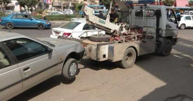 رفع 49 سيارة ودراجة متهالكة في حملات مرورية بالمحافظات