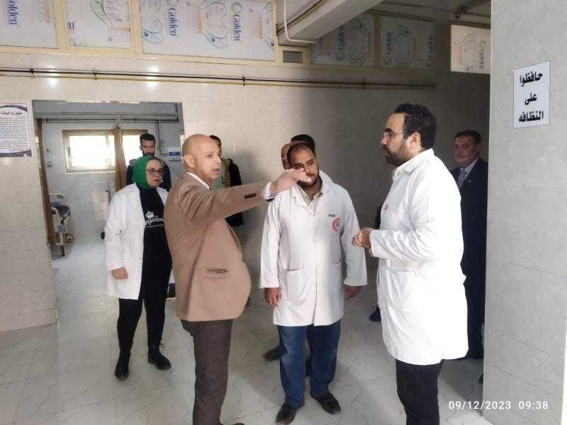 وكيل وزارة الصحة بالشرقية يتابع رفع درجة الاستعداد القصوى بمستشفى ههيا المركزي