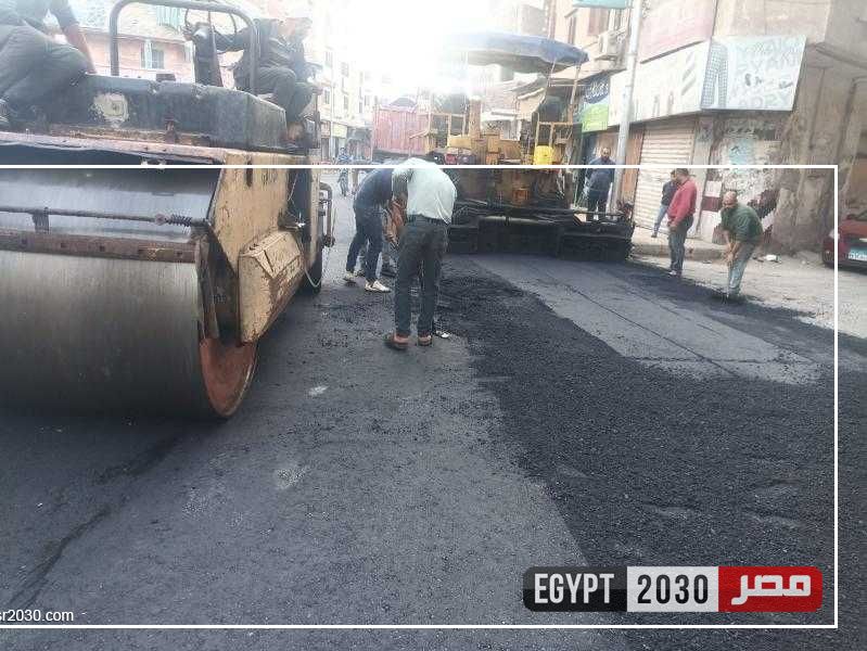 محافظ دمياط تتابع أعمال رد الشىء لأصله بشارع 10 بالأعصر