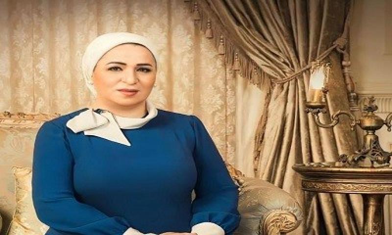 انتصار السيسي تدلي بصوتها في الانتخابات الرئاسية