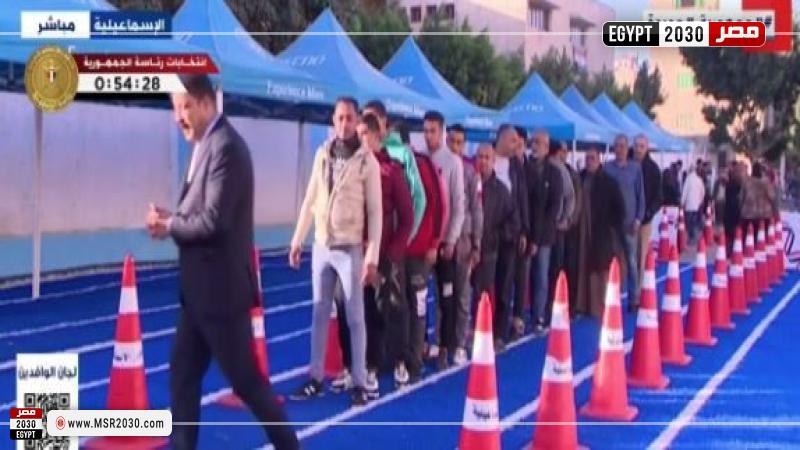 توافد الناخبين بالإسماعيلية