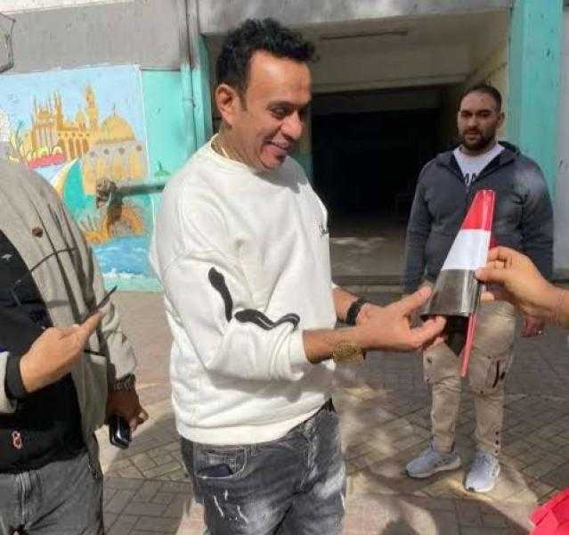 محمود الليثي يدلي بصوته في الانتخابات الرئاسية 2024