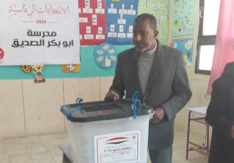 ربيع ياسين يدلي بصوته في الانتخابات الرئاسية 2024