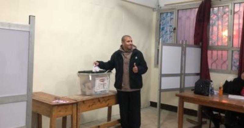 محمد زيدان يدلي بصوته في الانتخابات الرئاسية