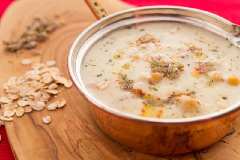 شوربة الشوفان بالحليب