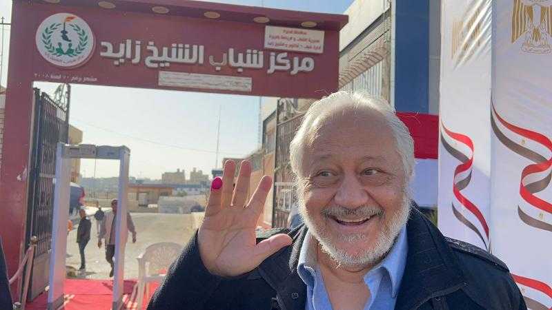 خالد زكي يدلي بصوته في انتخابات الرئاسة 2024