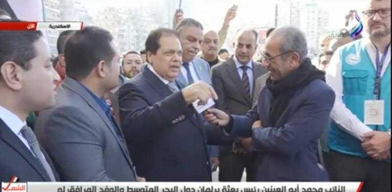 أبو العينين: تقرير برلمان البحر المتوسط عن الانتخابات الرئاسية هيلف العالم كله