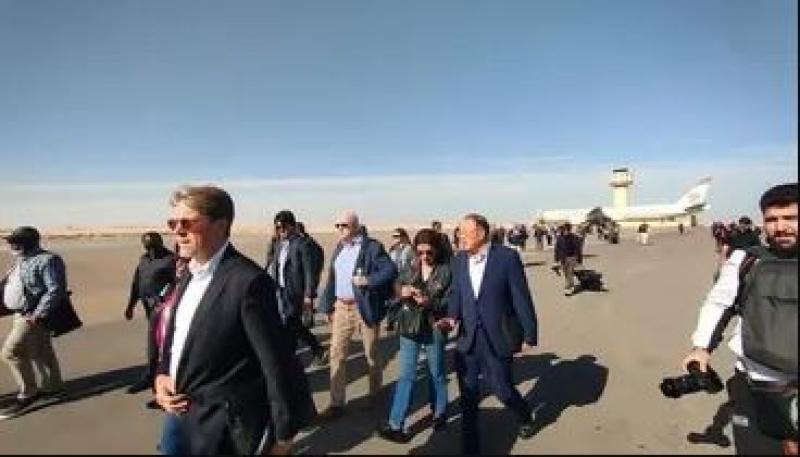 وفد مجلس الأمن يزور المصابين الفلسطينيين في مستشفى العريش العام
