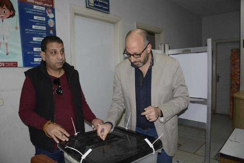 هشام نصر نائب رئيس الزمالك يشارك في الانتخابات الرئاسية