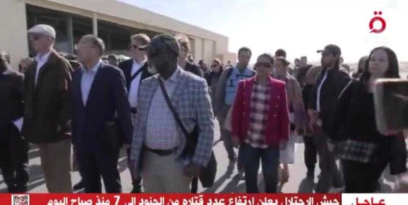 أعضاء مجلس الأمن يصلون مركز الخدمات اللوجستية التابع للهلال الأحمر