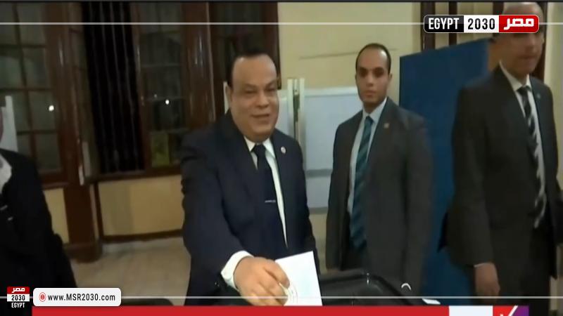 المستشار حازم بدوي رئيس الهيئة الوطنية للانتخابات 