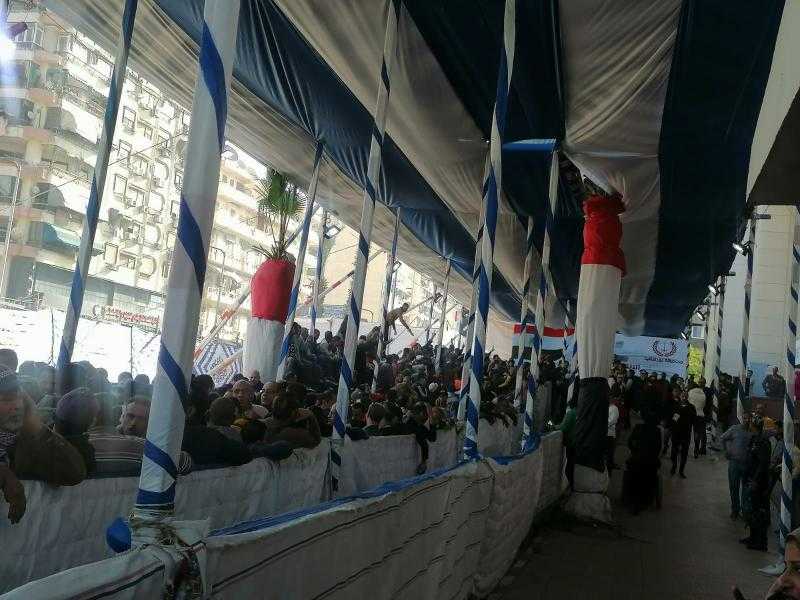 توافد الناخبين على المقار الانتخابية للإدلاء بأصواتهم في اليوم الثالث للانتخابات الرئاسية ببورسعيد
