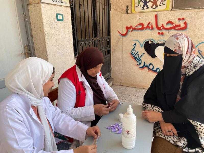 استمرار انتشار فرق المبادرات الرئاسية بصحة الشرقية باللجان والمقرات الانتخابية