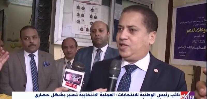 المستشار أحمد مطر: الانتخابات مشهد حضاري يدل على وعي الشعب المصري