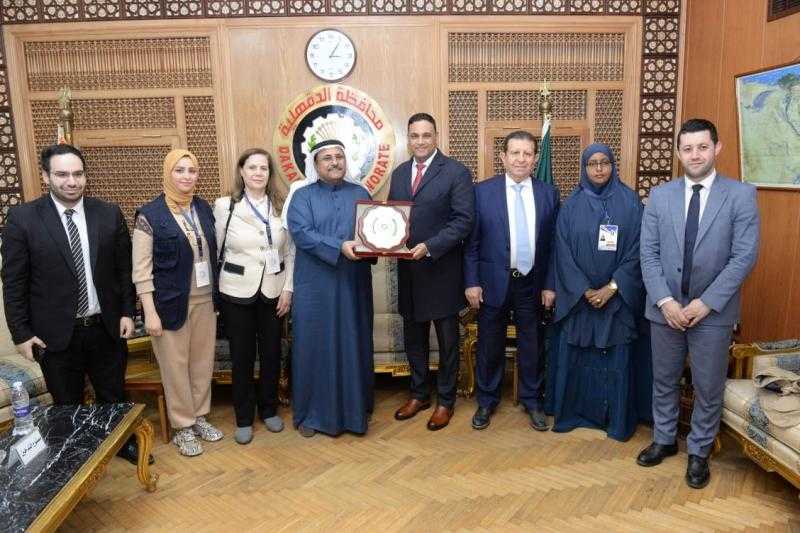 محافظ الدقهلية يستقبل وفد البرلمان العربي برئاسة العسومي