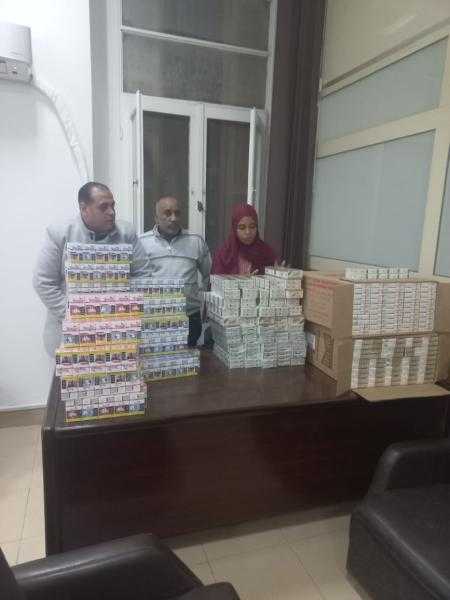 ضبط 2250 علبة سجائر بدون فواتير بالإسكندرية