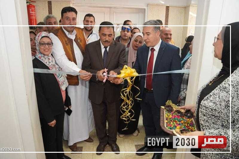 محافظ مطروح يفتتح معمل الأغذية بكتريولوجي بالمعمل المشترك