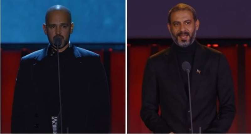 محمد فراج وأبو من مهرجان الجونة السينمائي