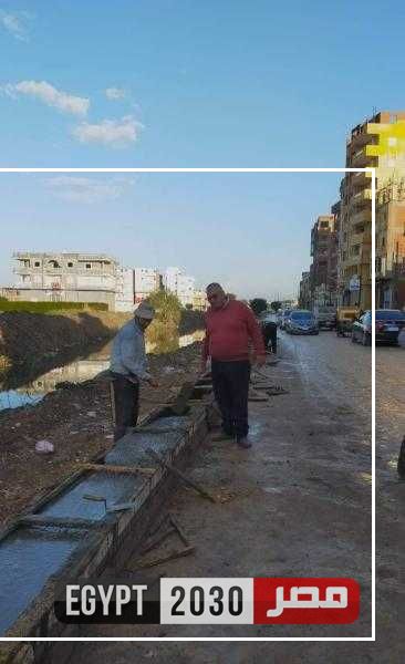 البدء في تنفيذ رصف 4 طرق بالبحيرة