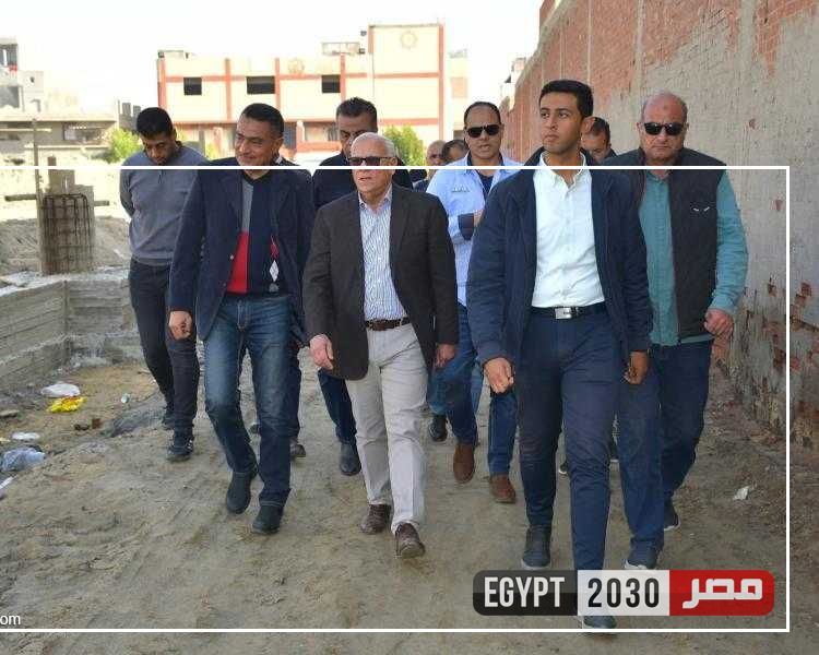 محافظ بورسعيد يتفقد سير أعمال إنشاء مجمع الصناعات المغذية (الثالث) جنوب بورسعيد
