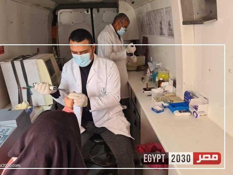 الكشف على 1550 مواطنا خلال قافلة طبية مجانية بقرية الحرية بالبحيرة