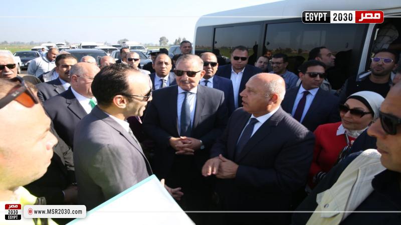 وزير النقل ومحافظ كفرالشيخ 