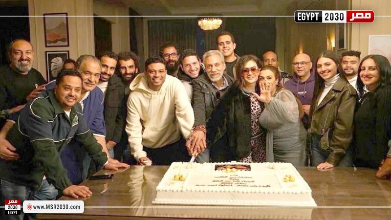 غادة عبدالرازق وفريق عمل صيد العقارب