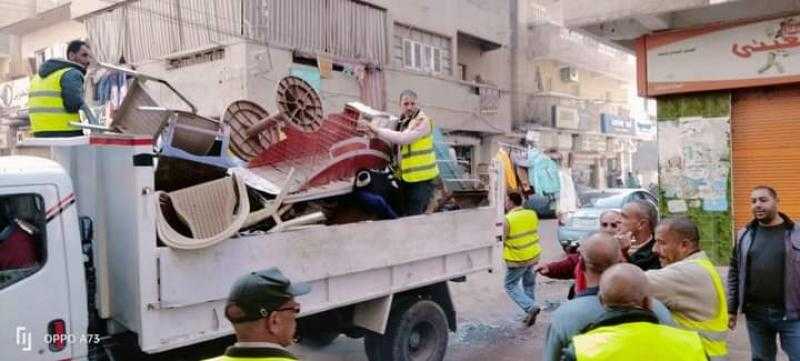 رفع 512 حالة إشغال طريق متنوع خلال حملات للوحدات المحلية بالبحيرة