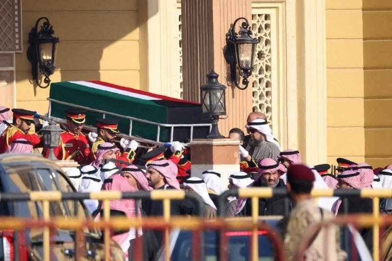 مراسم تشييع جثمان أمير الكويت الراحل 