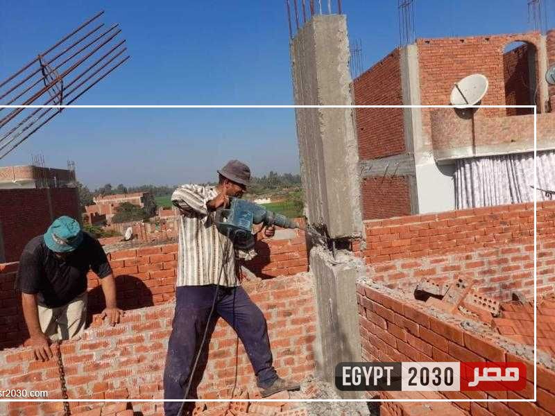 محافظ المنوفية يتابع سير العمل بمنظومة المتغيرات المكانية بنطاق المحافظة