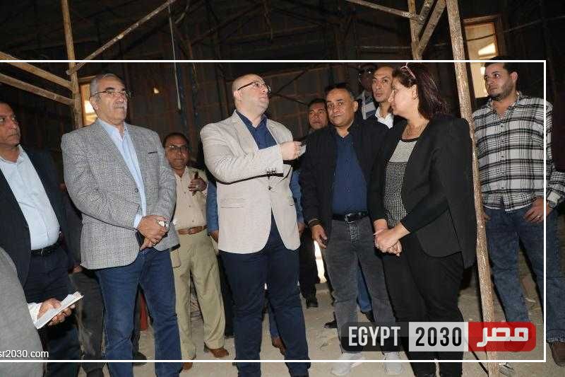 محافظ بني سويف يتفقد الموقف التنفيذي لتطوير قصر ثقافة شرق النيل
