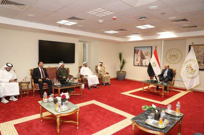 وزير العدل يستقبل وفد قضائي من الإمارات لتبادل الخبرات