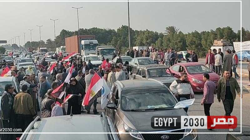 بالصور.. مسيرات حاشدة بالفيوم احتفالا بفوز الرئيس السيسي