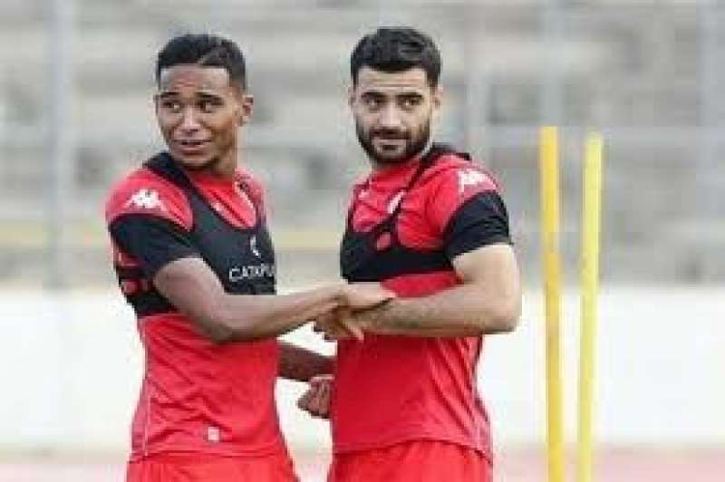 المثلوثي والجزيري يؤازران لاعبي الترجي قبل مواجهة بترو أتلتيكو الأنجولي