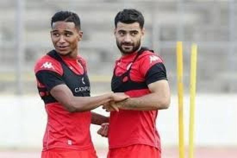 المثلوثي والجزيري يؤازران لاعبي الترجي قبل مواجهة بترو أتلتيكو الأنجولي