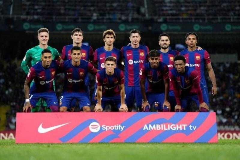 ليفاندوفسكي يقود تشكيل برشلونة أمام ألميريا في الدوري الإسباني