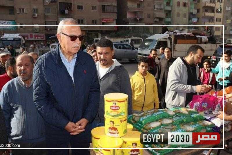 محافظ القليوبية يقوم بجولة مفاجئة على المعارض ومنافذ بيع السلع